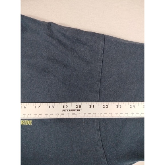 Gildan Oilman's Hill Country Ride Shirt Mens XL Black Motorcycle Bikercore Moto - Picture 9 of 11